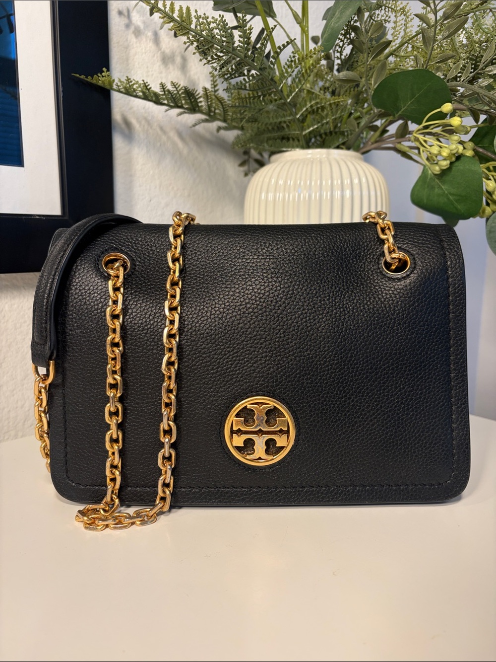 Tory Burch Carson Convertible Leather Bag